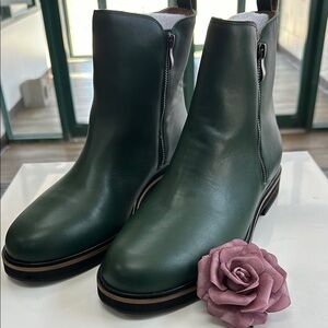 WYLDR Green Ankle Boots